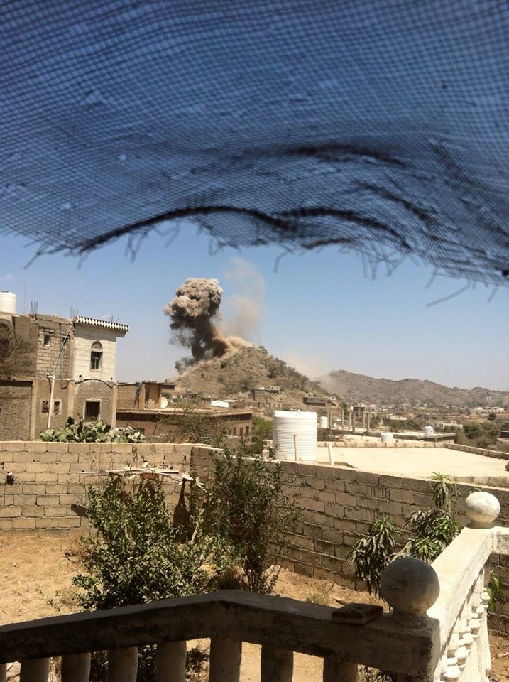 طائرات التحالف تستهدف مواقع مليشيات الحوثي في الضالع