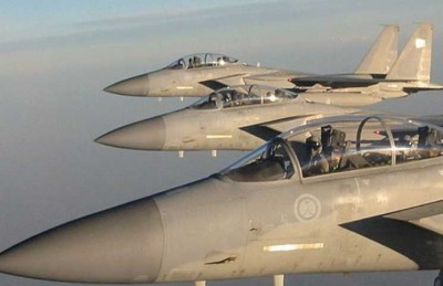 عاجل : طائرات التحالف تدمر رتل عسكري بالقرب من معسكر العند